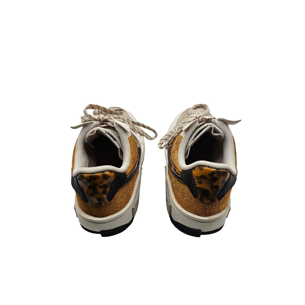 Nike Womens Air Force 1 Fontanka 7.5 Tortoise Shell Suede Leather - Picture 6 of 12